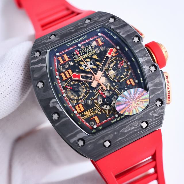 Sj出品 Richard Mille 理查米尔 Rm011-Fm系列 Rm68 精钢材质打造 理查德 还原原装 完美的人体工程学设计相吻合的追求完美的品牌的标志