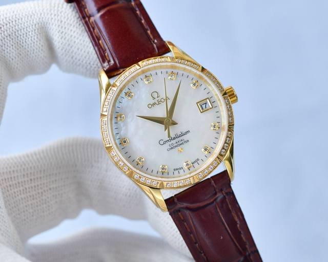 情人节专属特价 omega-欧米茄蝶飞系列惊艳上市50米防水精细打磨 清新优雅 大方得体女神必备款顶级出品 精品不断