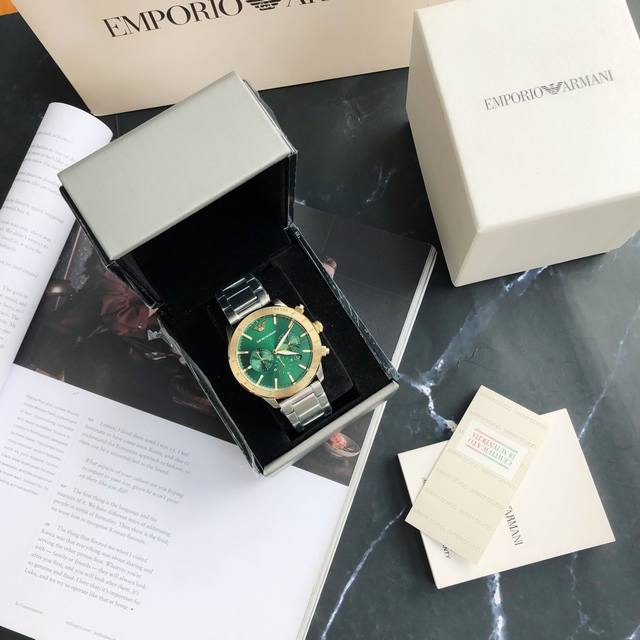 现货 Emporio Armani 石英男表 专柜新款 本年度最火的男神款 Ar11454 时尚立体质感 多功能计时石英码表 进口石英机芯 时尚潮流范十足 30