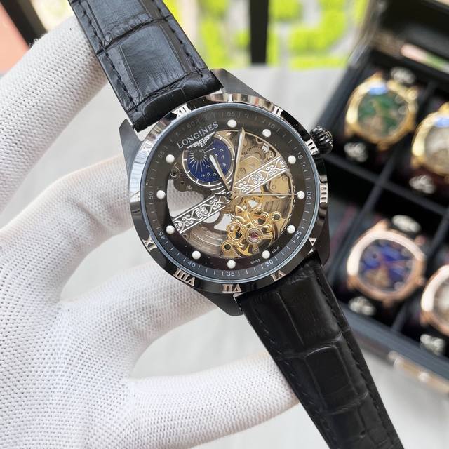 统一价 品牌 浪琴----尊贵高端男表 奢华大气类型 精品顶级男士腕表 顶级机械机芯 稳定 顶级316精钢 耐用 矿物质超强镜面玻璃 高清 耐磨 立体感强 独特