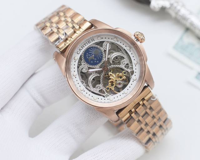 尊享价 品牌 卡地亚-Cartier 类型 男士腕表 壳套 顶级版316精钢L 表带 进口小牛皮 316精钢表带 机芯 全自动进口机械机芯 镜面 矿物质防刮镜面