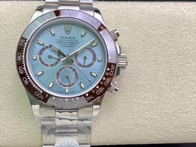 劳力士Rolex 迪通拿系列超强夜光 直径 40Mm 机芯 搭载全自动机械机芯 圈口 进口精抛光圈陶瓷圈 镜面 防刮蓝宝石玻璃镜面 材质 进口316L精钢表壳