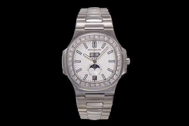 Tw全新百达斐丽鹦鹉螺5726 1A 全新开模全新力作顶级V2版本上新 1. 升级字面 修正字面底纹放射 使它更加深沉 纹路对比更清晰 立体感更强 字面为双色渗