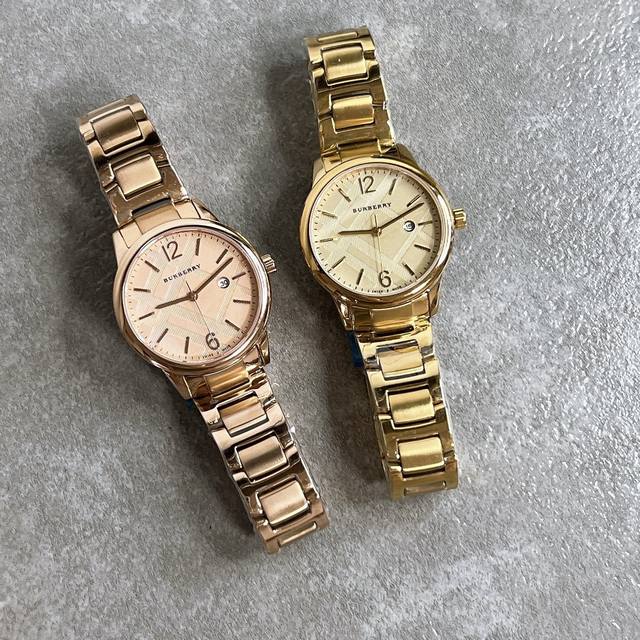 巴宝莉 Burberry 圆形系列 女32Mm,进口三针石英机芯 蓝宝石镜面 英伦时尚风 你值得拥有