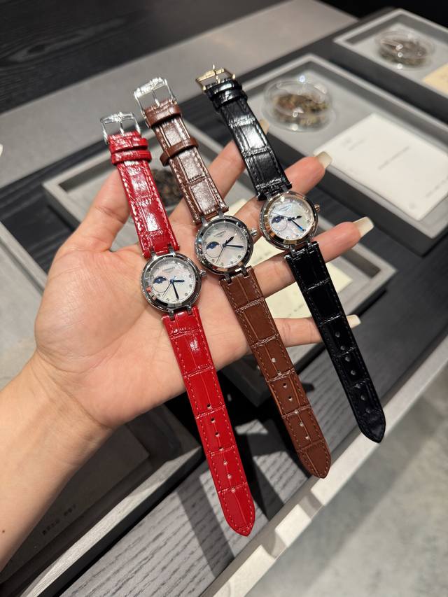 金280 钻20 浪琴-Longines 爆款浪琴 心月系列石英表手表女简约气质 腕表底盖-吊牌-保卡 1:1品质 超高性价比 真月相机芯 进口石英机芯 走时准