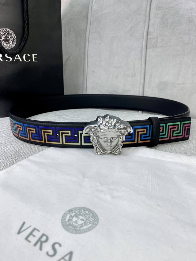 Width 4.0 Cm Versace This Classic Versace Belt Is Made From Soft Calfskin With L