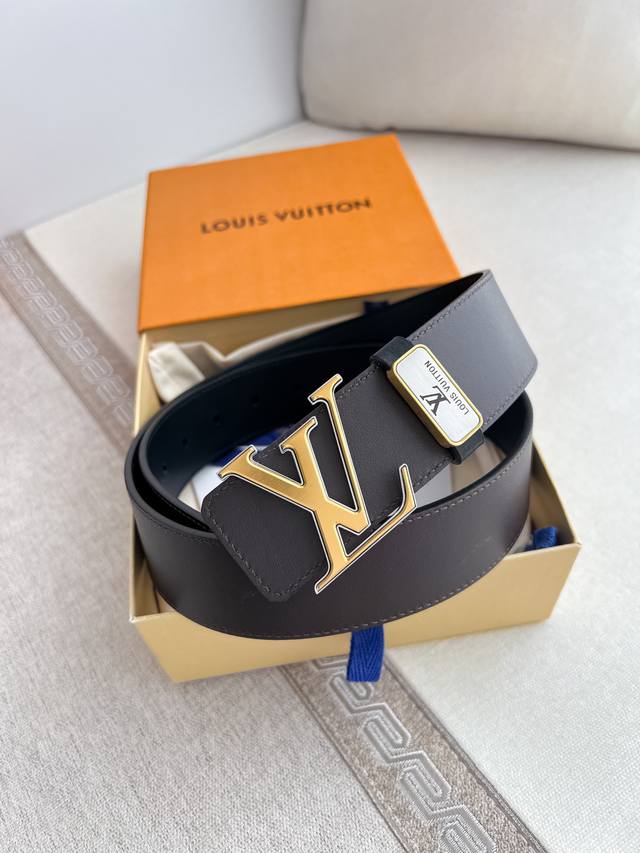 Product Name Lv..Louis..Vuitton Belt Original Model Buckle Classic Pure Steel Ma