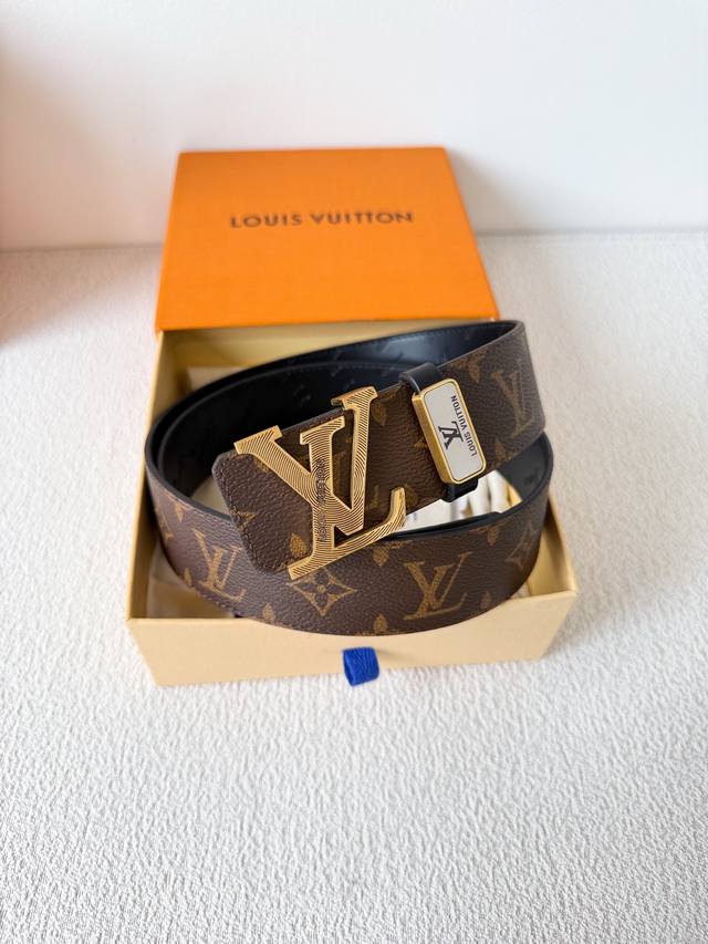 Product Name Lv..Louis..Vuitton Belt Original Model Buckle Classic Pure Steel Ma
