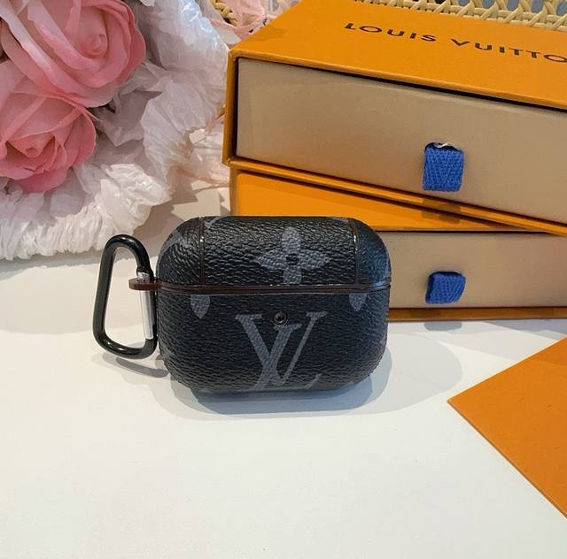 lv Classic Old Flower 33 Color Bluetooth Headset Shell 3Rd Generation Pro Blu
