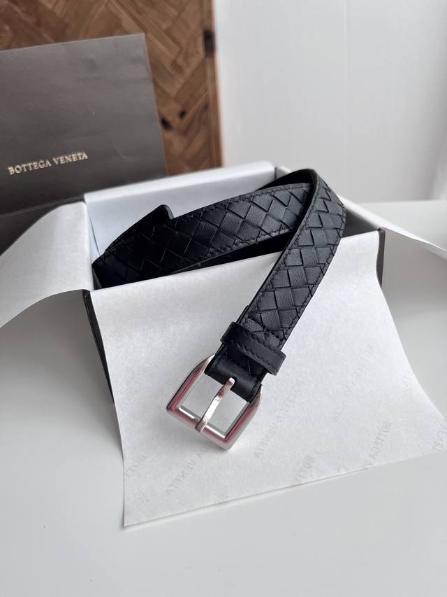 Special Bv 2025 New Women's Braided Belt Handmade Intreccio Small Grid Braided D