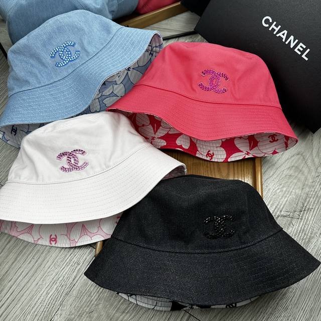 Special Offer Chanel Double-Sided Bucket Hat With A Unique Collision Design. One