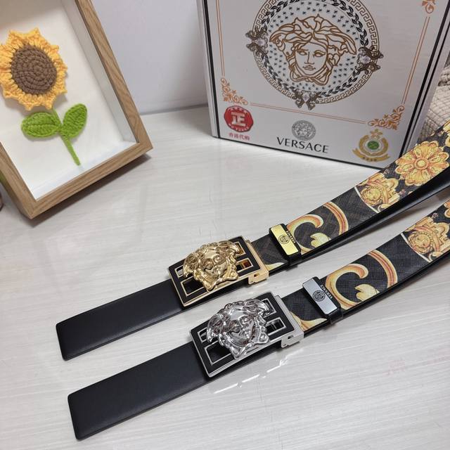 Product Name Versace. Versace Material Original Cowhide Belt 100% Top Layer Cowh