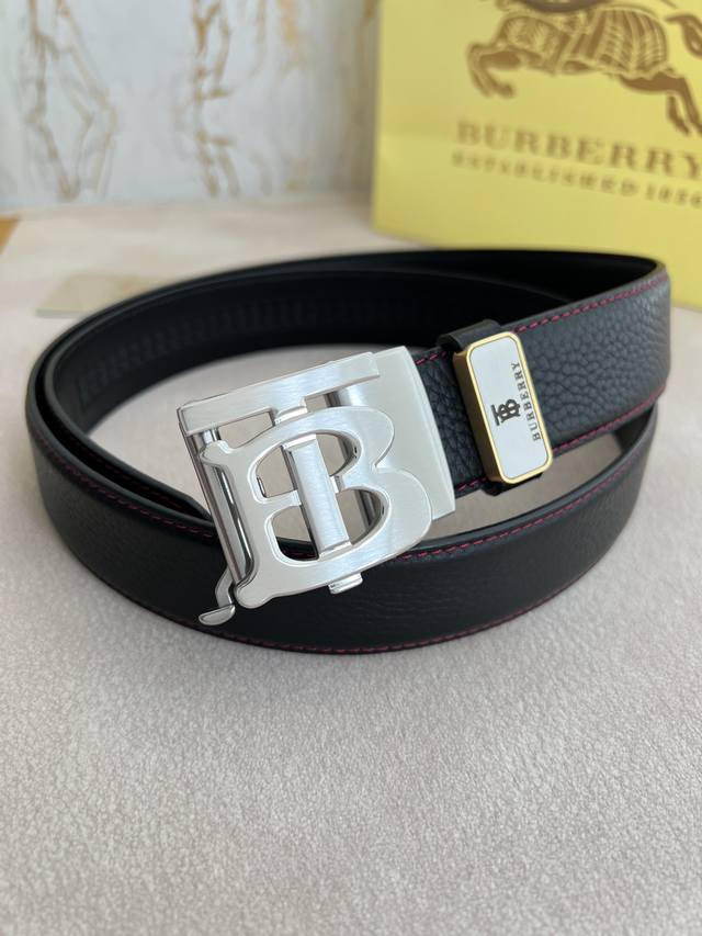 Product Name: Burberry Automatic Belt Model: Automatic Buckle Pure Steel Materia