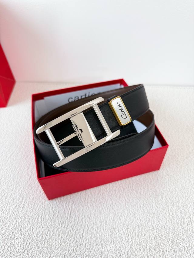 Product Name: Cartier Original Belt Model: Pin Buckle Original Classic Pin Buckl