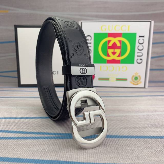 Product Name: Gucci.Gucci Automatic Belt Material: Original Cowhide Belt 100% Fi