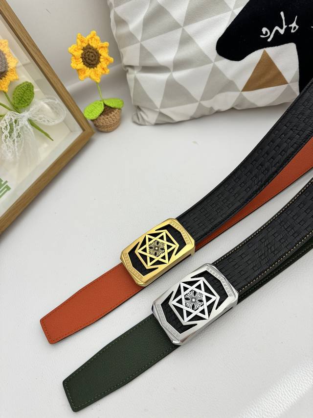 Product Name Chrome Hearts Belt Original Material Original Cowhide Belt 100% Top