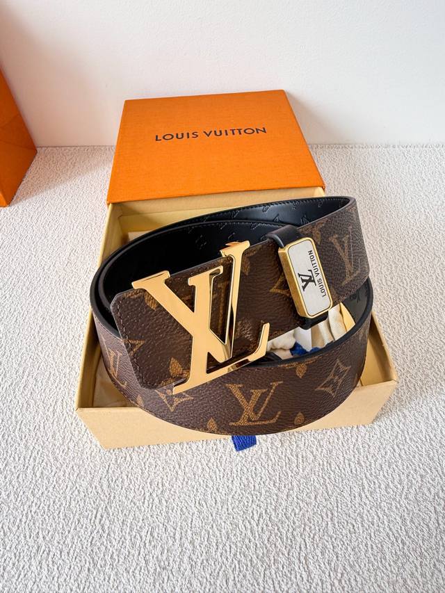 Product Name Lv..Louis..Vuitton Belt Original Model Buckle Classic Pure Steel Ma