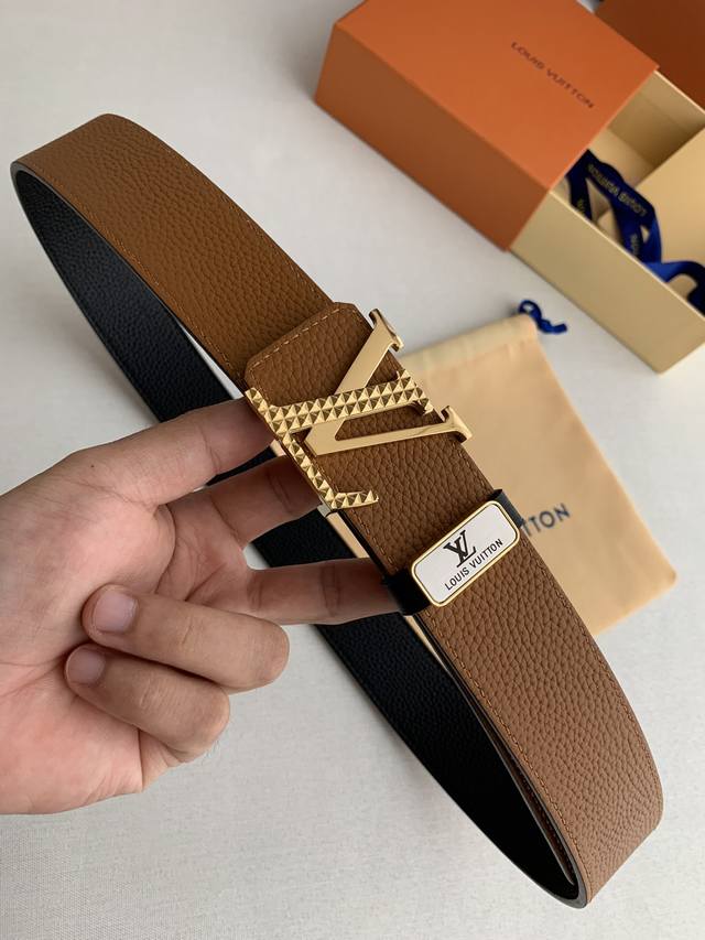 Product Name: Lv..Louis..Vuitton Original Model: Double-Sided Buckle Classic Ste