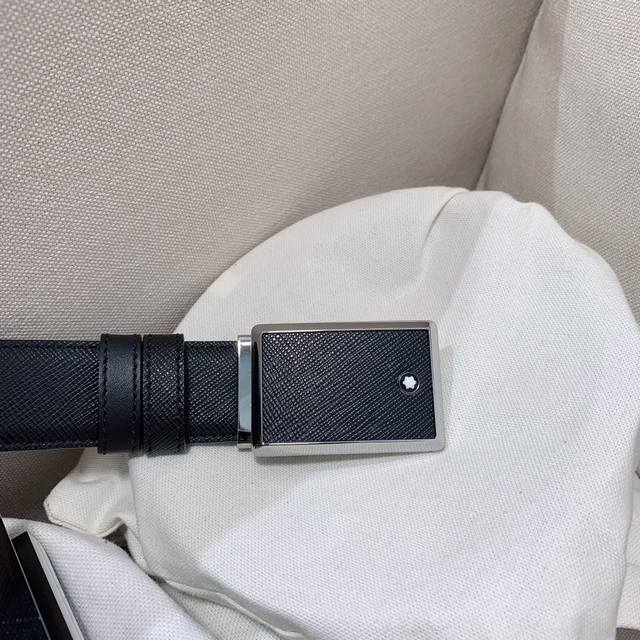 Wanbaojia-Original# Business Leather Belt Simple Design, The Choice Of Taste Low