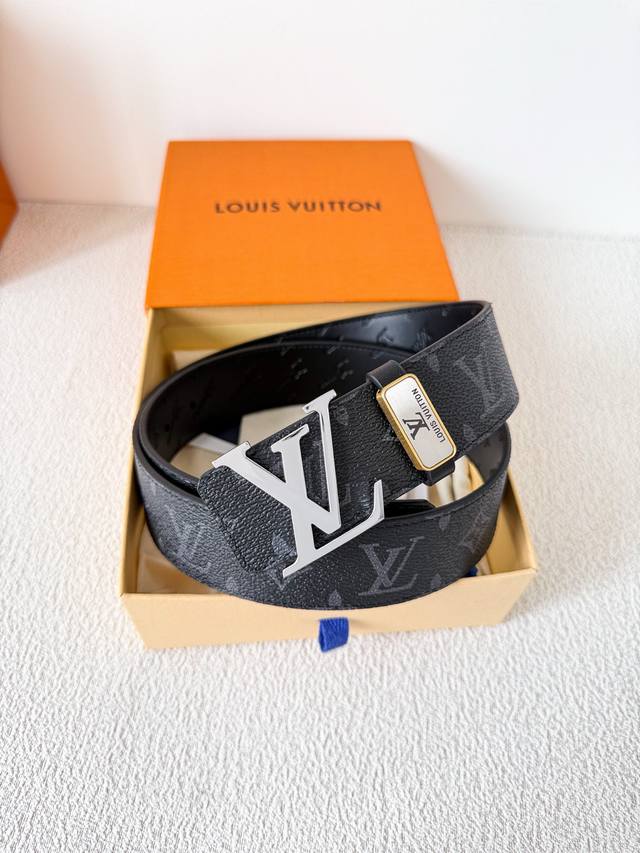 Product Name Lv..Louis..Vuitton Belt Original Model Buckle Classic Pure Steel Ma