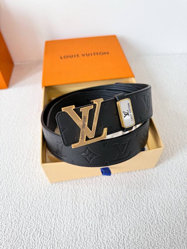 Product Name Lv..Louis..Vuitton Belt Original Model Buckle Classic Pure Steel Ma