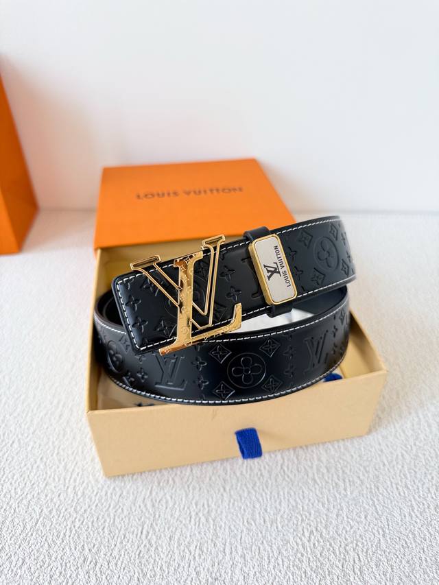 Product Name Lv..Louis..Vuitton Belt Original Model Buckle Classic Pure Steel Ma