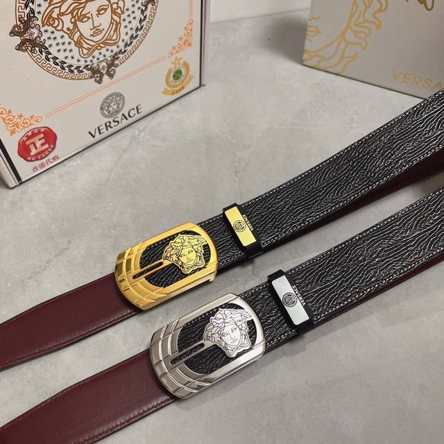 Product Name Versace. Versace Material Original Cowhide Belt 100% Top Layer Cowh
