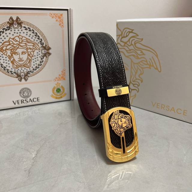 Product Name Versace. Versace Material Original Cowhide Belt 100% Top Layer Cowh