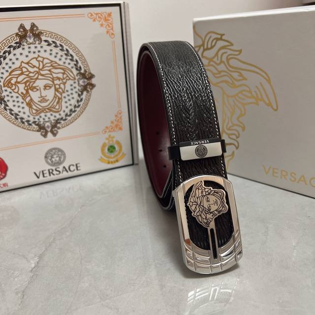 Product Name Versace. Versace Material Original Cowhide Belt 100% Top Layer Cowh