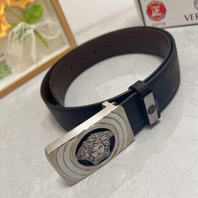 Product Name Versace. Versace Material Original Cowhide Belt 100% Top Layer Cowh