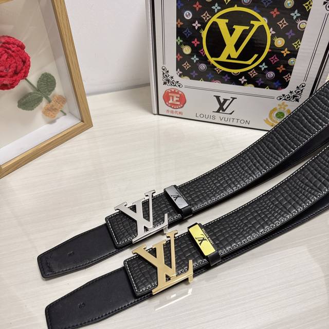 Product Name Lv..Louis..Vuitton Material Original Cowhide Belt 100% Top Layer Co