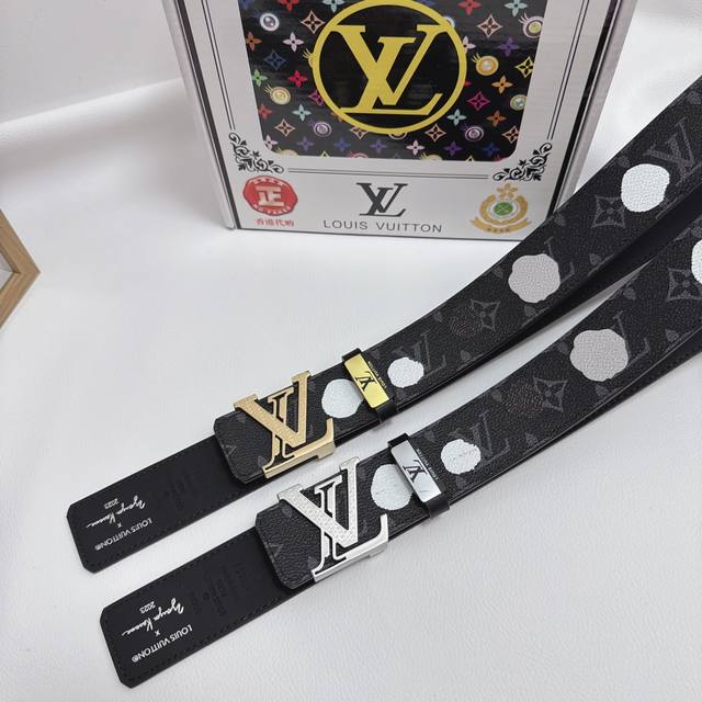 Product Name Lv..Louis..Vuitton Material Original Cowhide Belt 100% Top Layer Co