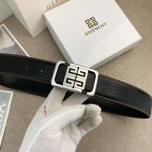 Givenchy Special Leather Belt Series Original Hardware Boutique Stainless Steel