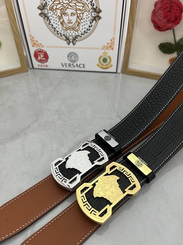 Product Name Versace. Versace Material Original Cowhide Belt 100% Top Layer Cowh