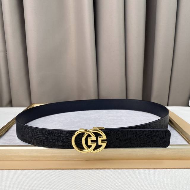 Gucci This Model Uses Italian First-Layer Belt Width 35Mm The Effect On The Body