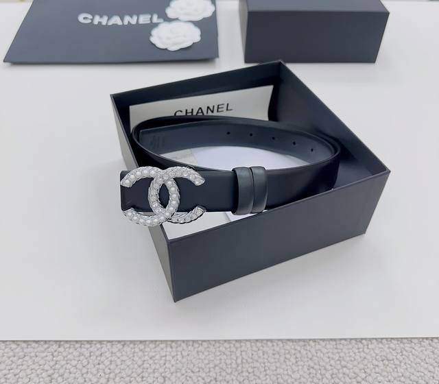 3.0Cm Chanel Official Website New Double-Sided Original Calfskin Length 75.80