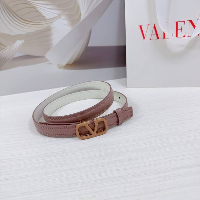 cm Valentino Belt Double-Sided Top Layer Cowhide Leather Length. 75.80.85.90.