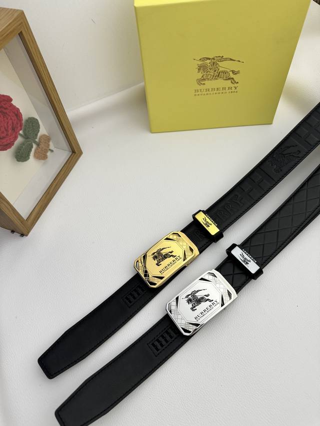 Product Name: Burberry Automatic Belt Material: Original Cowhide Belt 100% First