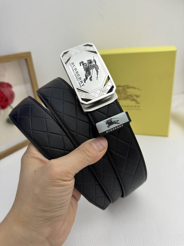 Product Name: Burberry Automatic Belt Material: Original Cowhide Belt 100% First