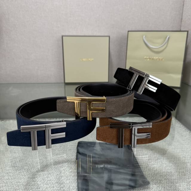 Tom Ford's Latest Popular Double-Sided Top-Layer Cowhide Counter Synchronization