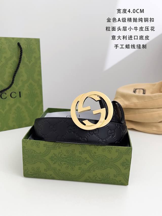 Gucci's Latest Classic Style, Available At The Counter, Width 4.0, Purchasing Go