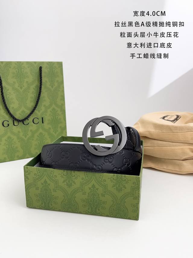 Gucci's Latest Classic Style, Available At The Counter, Width 4.0, Purchasing Go
