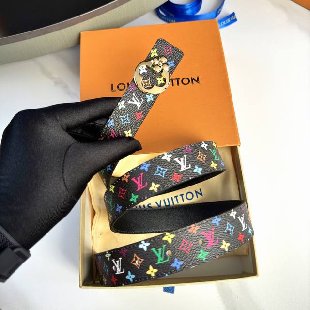 Original Packaging Donkey Ladies Belt Width 3Cm Joint Flower Series New Style Cu