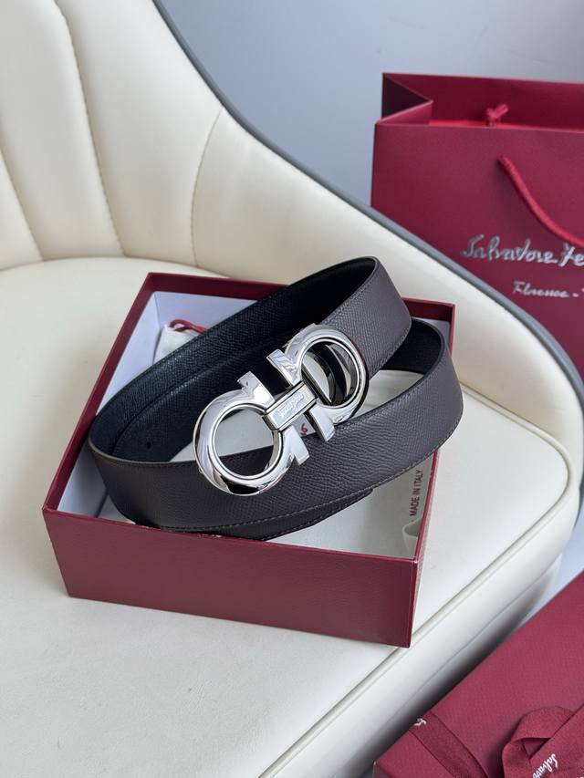 Ferragamo Double-Sided Original Imported Top Layer Cowhide Double-Sided Use Vacu