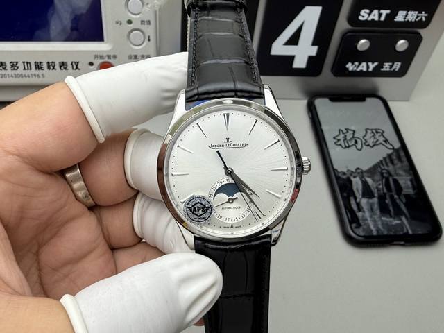 积家Aps 白盘月相大师 出货实拍！