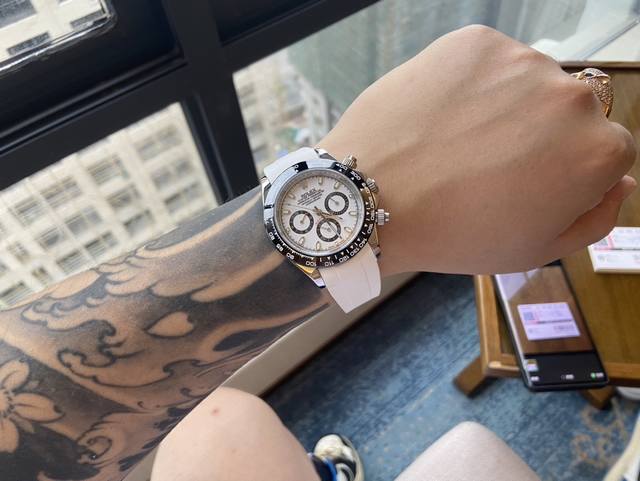 劳力士Rolex宇宙计型迪通拿116508腕表国产2813机 矿物质超强玻璃 904精钢橡胶表带 佩戴舒适 直径40Mm 颜色更突出 光泽更明亮 实物拍摄