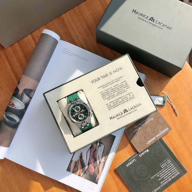 全套包装 渠道原单正品货 支持任何验货 瑞士老品牌艾美推出全新Aikno系列计时腕表，搭载瑞士Eta石英机芯，44Mm表径，11Mm厚度 蓝宝石水晶表镜，表壳采