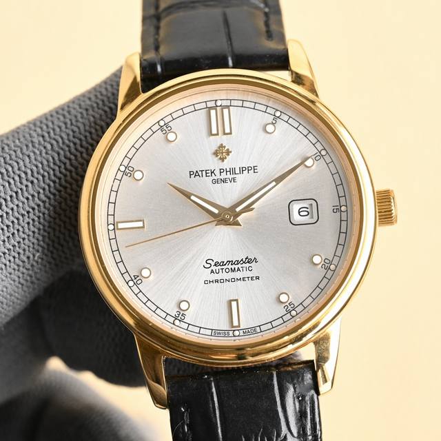 金壳+50 〔最新爆火热门款 百达翡丽 Patek Philippe 采用独特的表盘设计 搭配而来的是更高档奢华的腕表， 初识百达翡丽必憧憬有朝一日能拥有它，戴