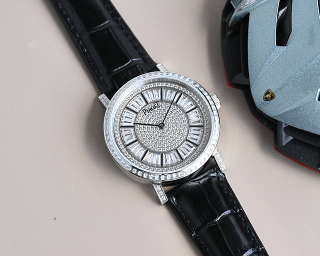 白钻 金钻 伯爵-Piaget Plaget Count‘S Fine Jewels 伯爵高级珠宝腕表 满天星顶级T方钻石， 41×11Mm表径 西铁城8215