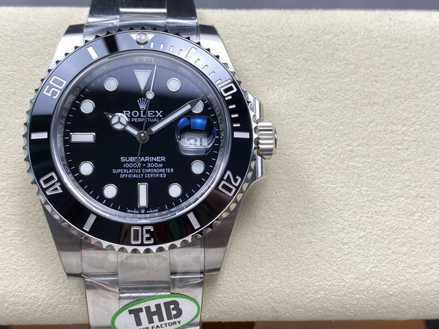 Thb 劳力士水鬼41Mm，3235机芯，最高版本Max. 41Mm全新壳型开模 不是拿40Mm壳改的 ，搭载Thb全新3235机芯，72小时动能储存。没错，7